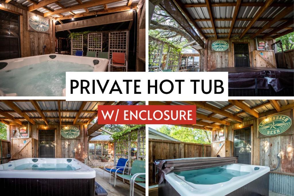 Villa Pet Friendly! Hot Tub, 2Mins From Main, Fire Pit à Fredericksburg Extérieur photo